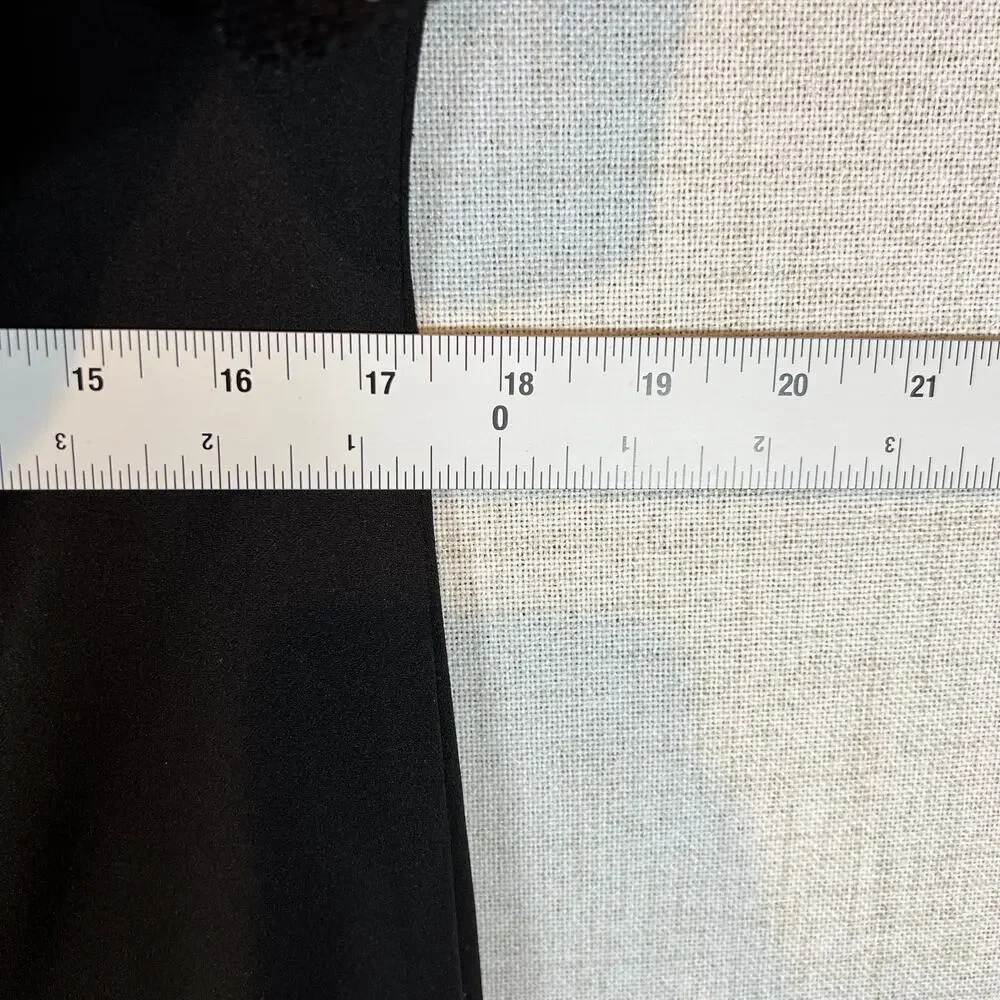 Calvin Klein Sequin-Sleeve Midi Sheath Dress Women's 12 - Picture 8 of 8